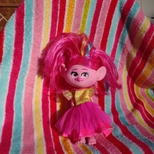 Trolls Dreamwork Poppy rainbow hair doll